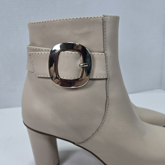 Marian Made In Spain Luxurious Soft Leather Beige Ankle Boots Size EU 37 US 6 - Picture 5 of 13